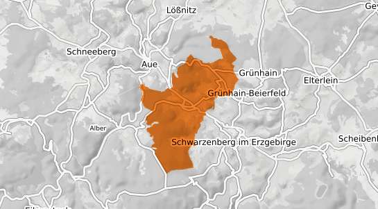 Mietspiegelkarte Lauter Bernsbach